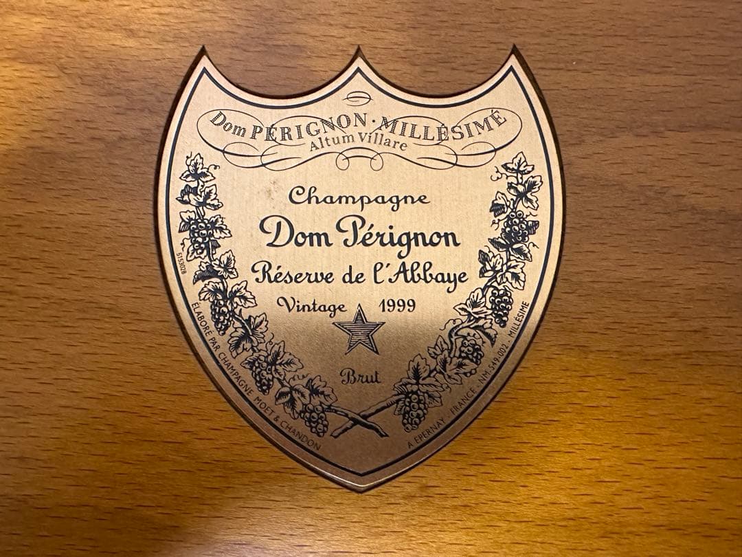 希少品 正規品 ドンペリ ラベイ ゴールド 1999 木箱付 シャンパン