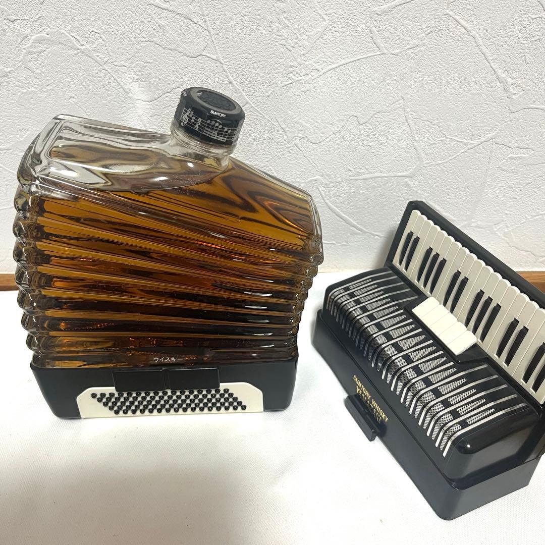 【値下・未開封】サントリーウィスキー 楽器シリーズ　アコーディオン型【古酒】