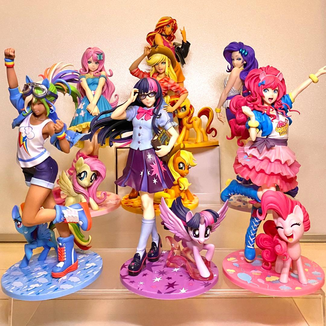 【7体セット】マイリトルポニー美少女 エクエストリアガールズ フィギュア
