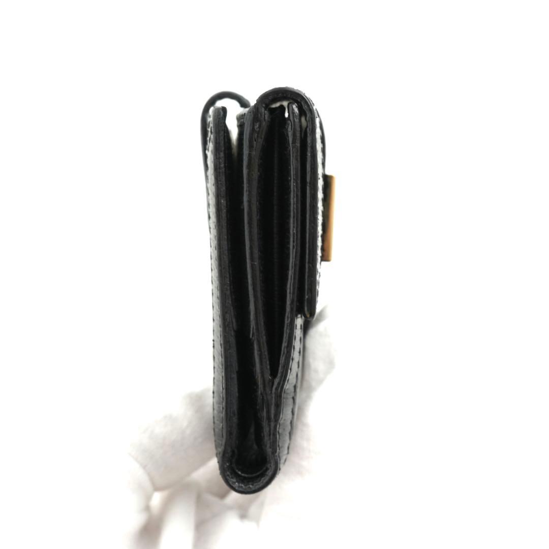 ✨未使用に近い✨　GUCCI ミニ財布　Gロゴ エンボスロゴ 二つ折り　黒色