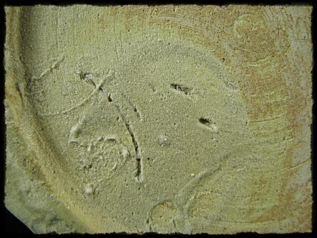 珍品！黄瀬戸織部 林 英仁 一重口 水指 茶道具 四方桟 共箱 上位品 f284