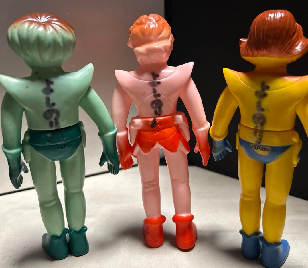 当時物 タツノコプロ 宇宙の騎士 テッカマン ソフビ セット 5体