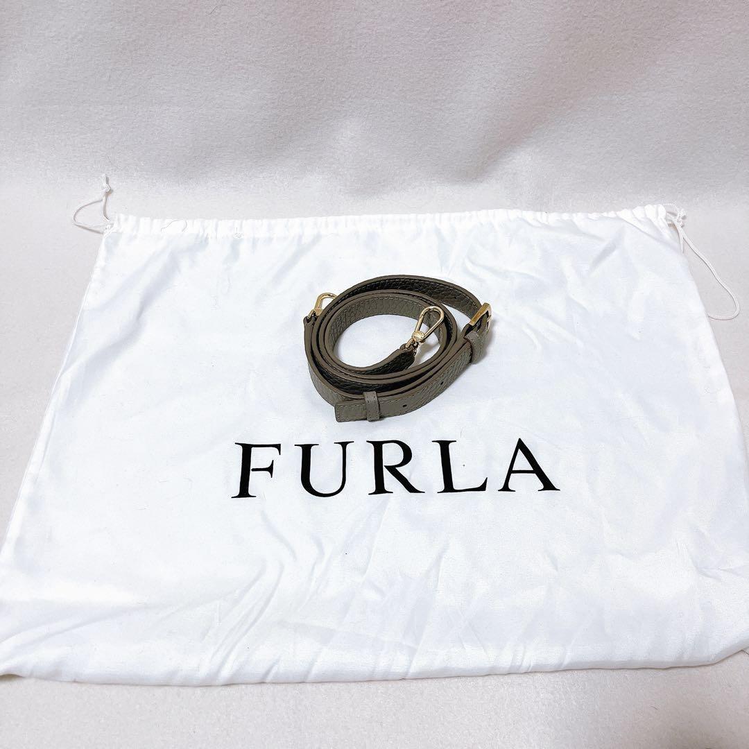 ぽんフルラ FLO フロー 2way ショルダー ハンドバッグ グレー