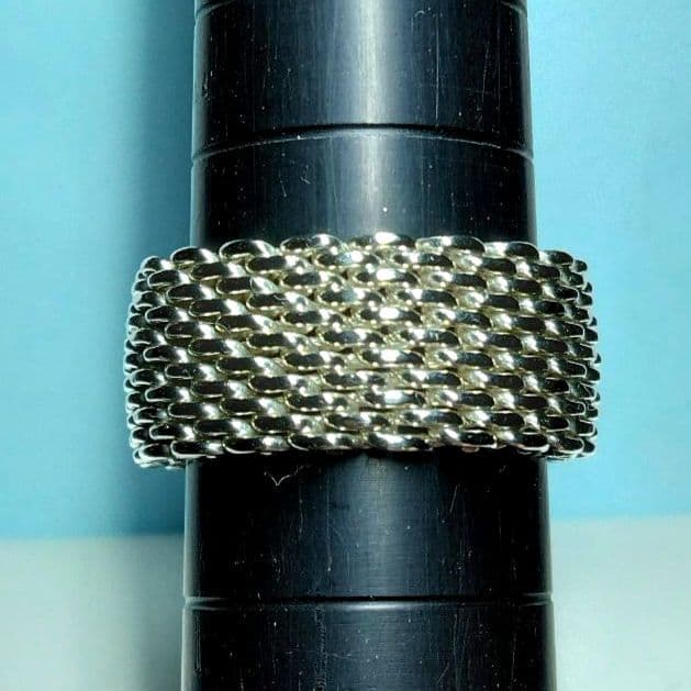 ティファニーサマセットリング 17号～18号　新品仕上げ　ほぼ無傷未使用に近い