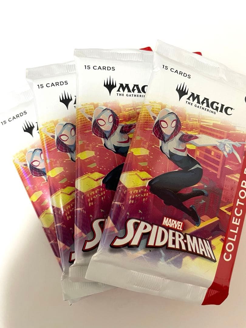 MTG スパイダーマン コレクターブースター (英) 4パックセット