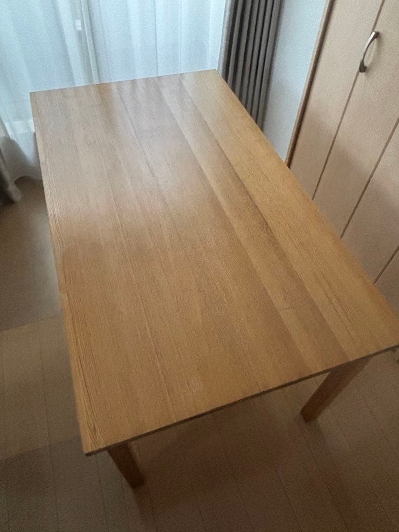 無印良品　タモ材　ダイニングテーブル