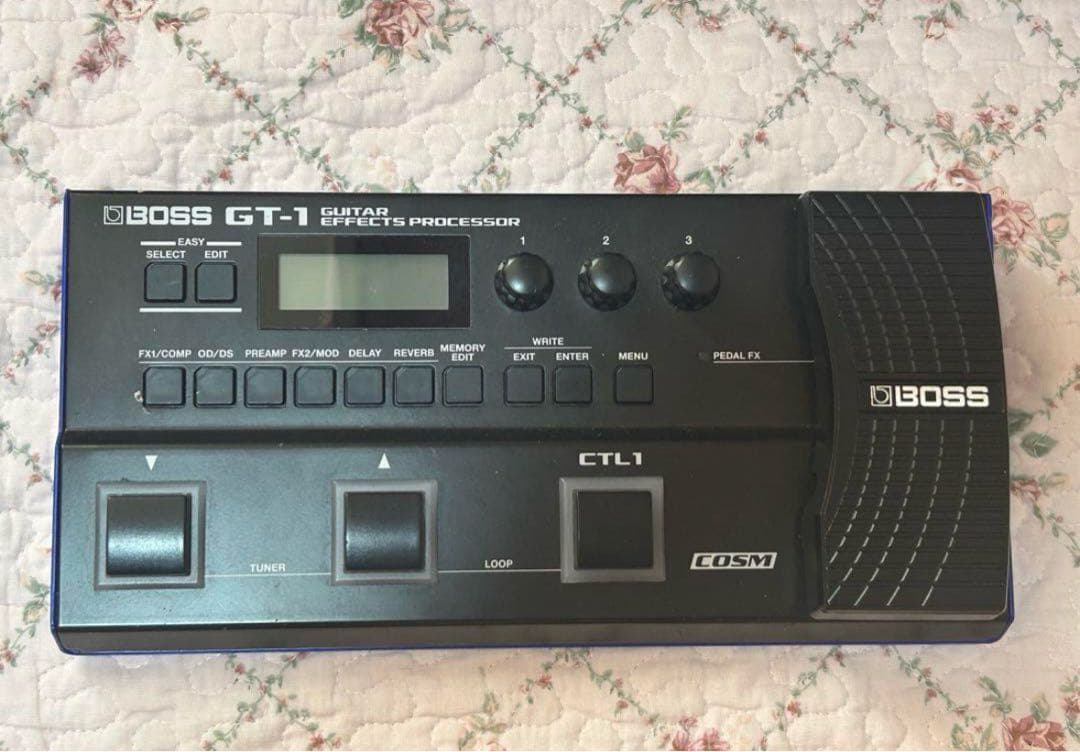 BOSS GT-1　マルチエフェクター　アダプターPSA-100S付き