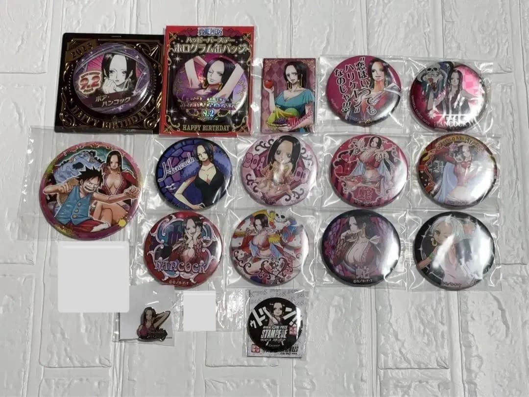 ハンコック　缶バッジ　ワンピース　まとめ売り