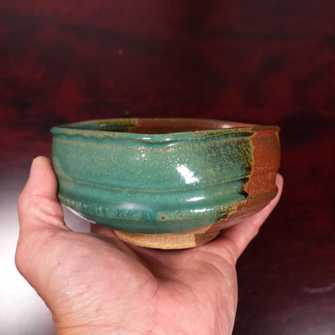 現代上野焼の第一人者 16代 熊谷保興 掛分向付 10客 共箱