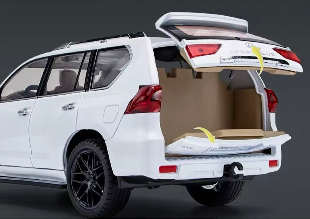 レクサス LX570 ホワイト LEXUS 1/18