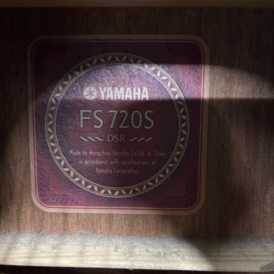 7　YAMAHA　アコースティックギター　FS720S　レッドバースト　送料無料