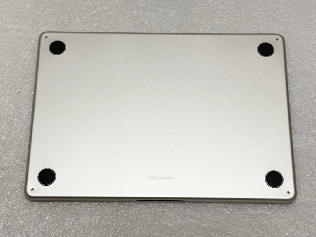 美品　2024年7月購入　バッテリー100%　MacBook Air 13 M2