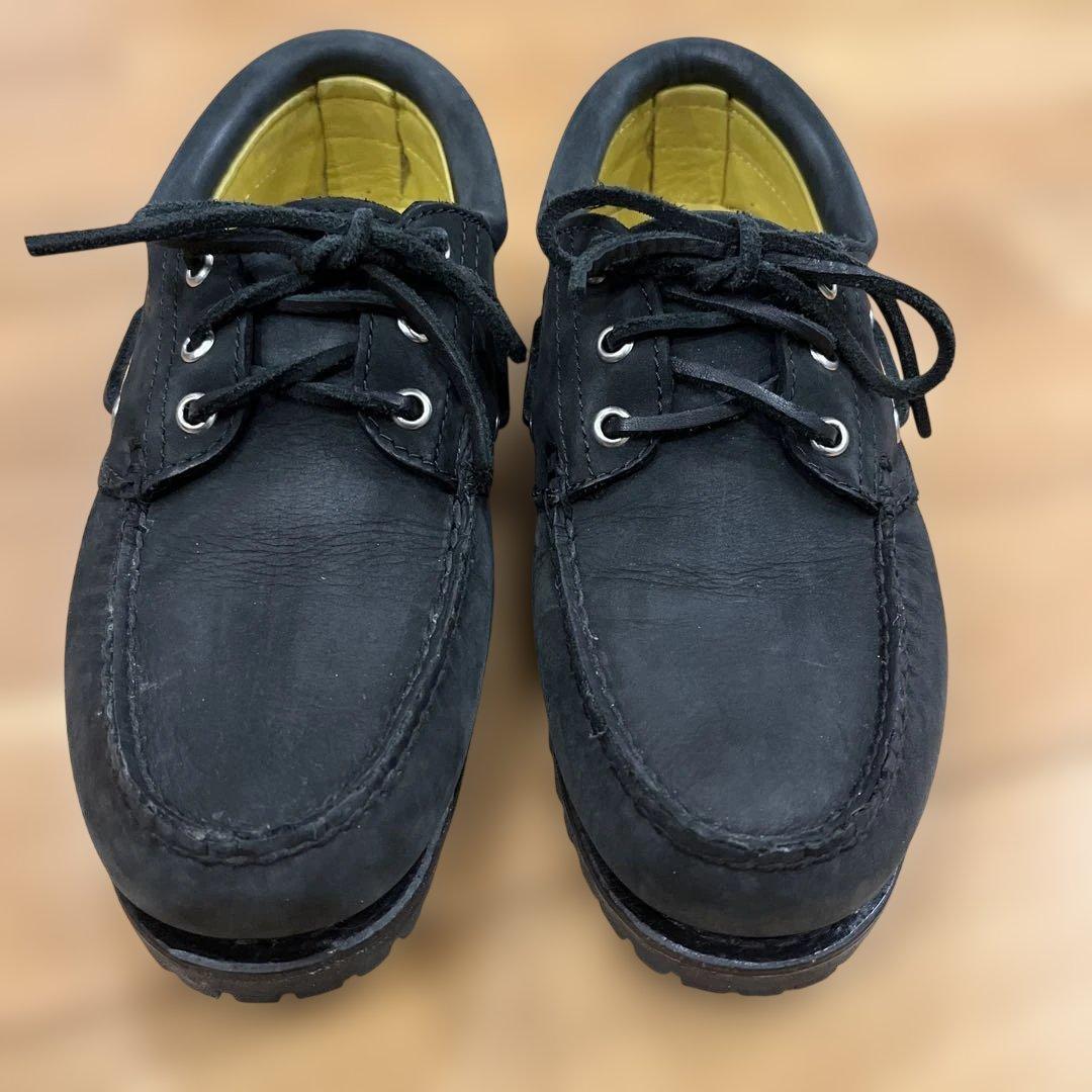 ァ*ァ様 新春特価【希少】Timberland 3eye ヌバック 黒 25 o