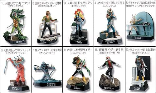 バンダイ ライダー怪人名鑑３ ～人喰い怪人編～ノーマル全10種セット 袋未開封