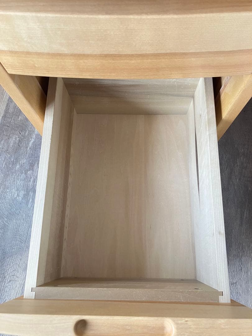 オークヴィレッジ　キャビネット　ワゴン　 天然木　無垢材