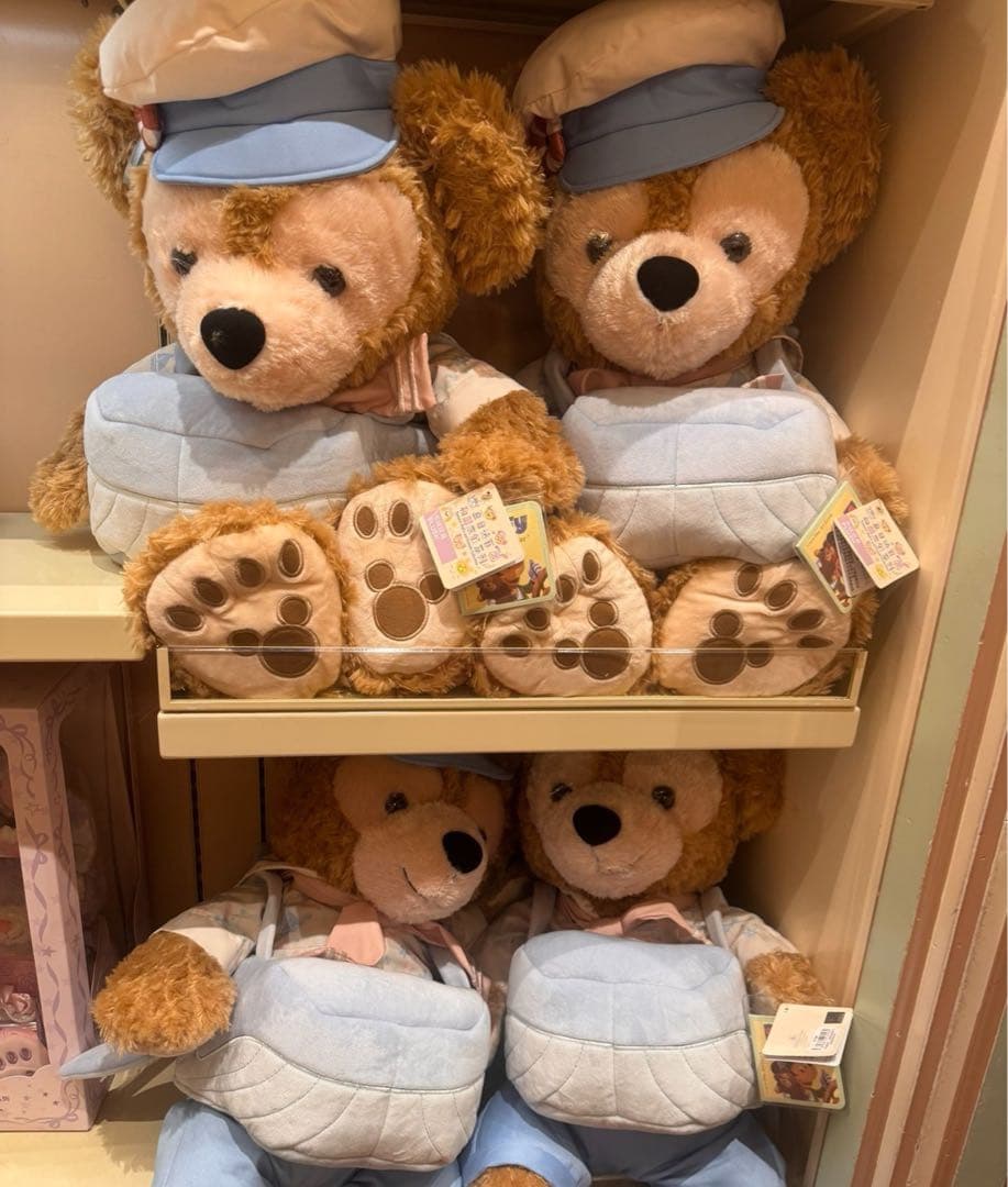 上海ディズニー限定　サマー　ダッフィーぬいぐるみMサイズ