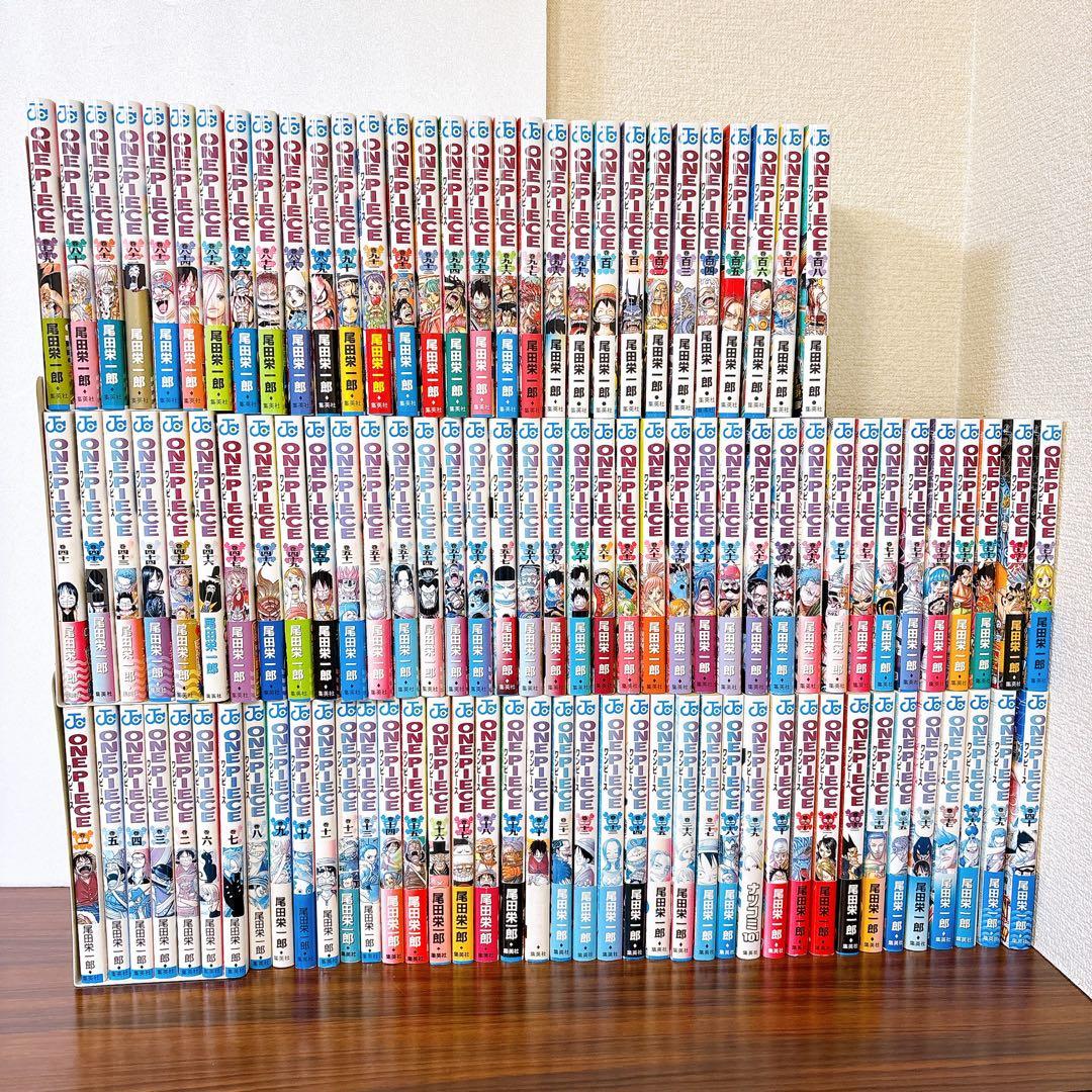 ONE PIECE ワンピース 尾田栄一郎　1-108巻　2巻以降　初版　帯付き