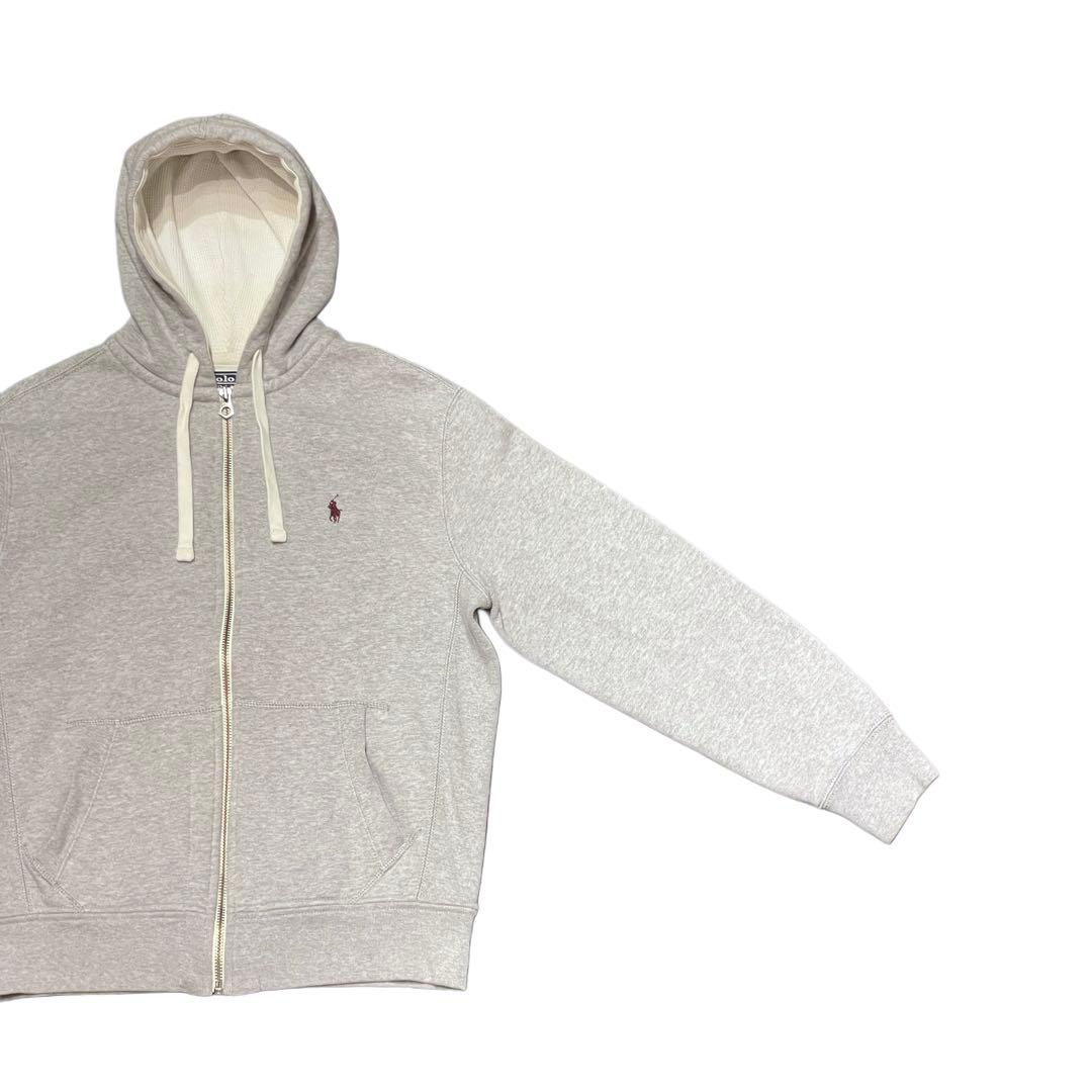 【M】90s ポロ・ラルフローレン スウェット ジップ パーカー フーディー