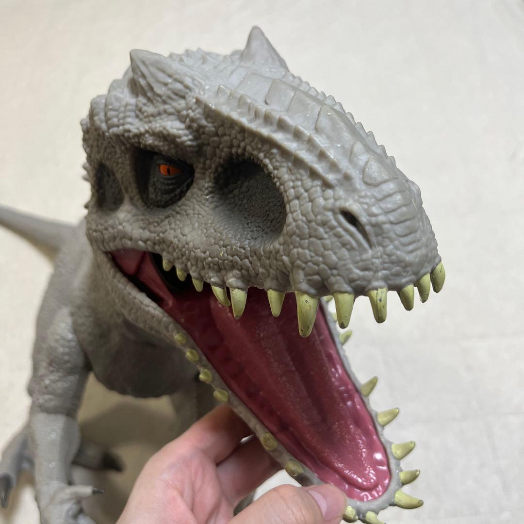 恐竜フィギュア スーパービッグ インドミナスレックス　モササウルスセット　マテル