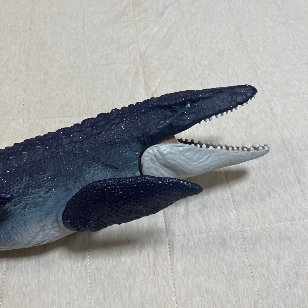 恐竜フィギュア スーパービッグ インドミナスレックス　モササウルスセット　マテル