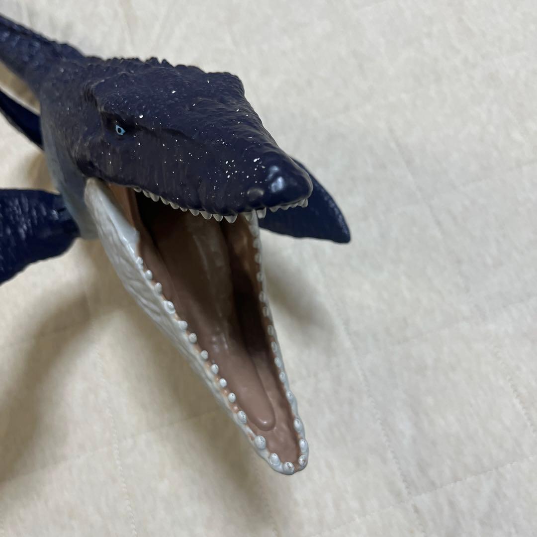 恐竜フィギュア スーパービッグ インドミナスレックス　モササウルスセット　マテル