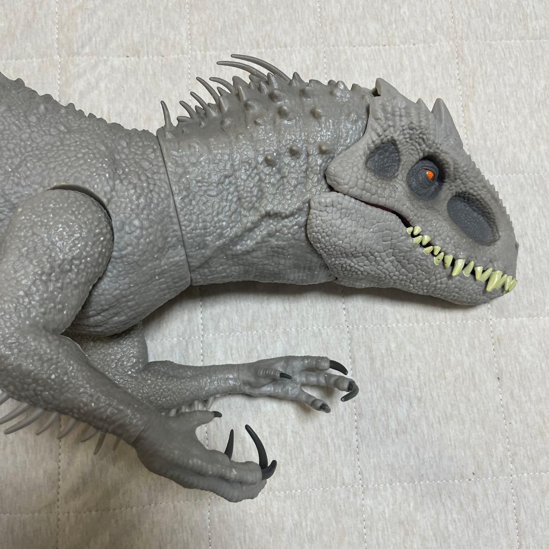 恐竜フィギュア スーパービッグ インドミナスレックス　モササウルスセット　マテル