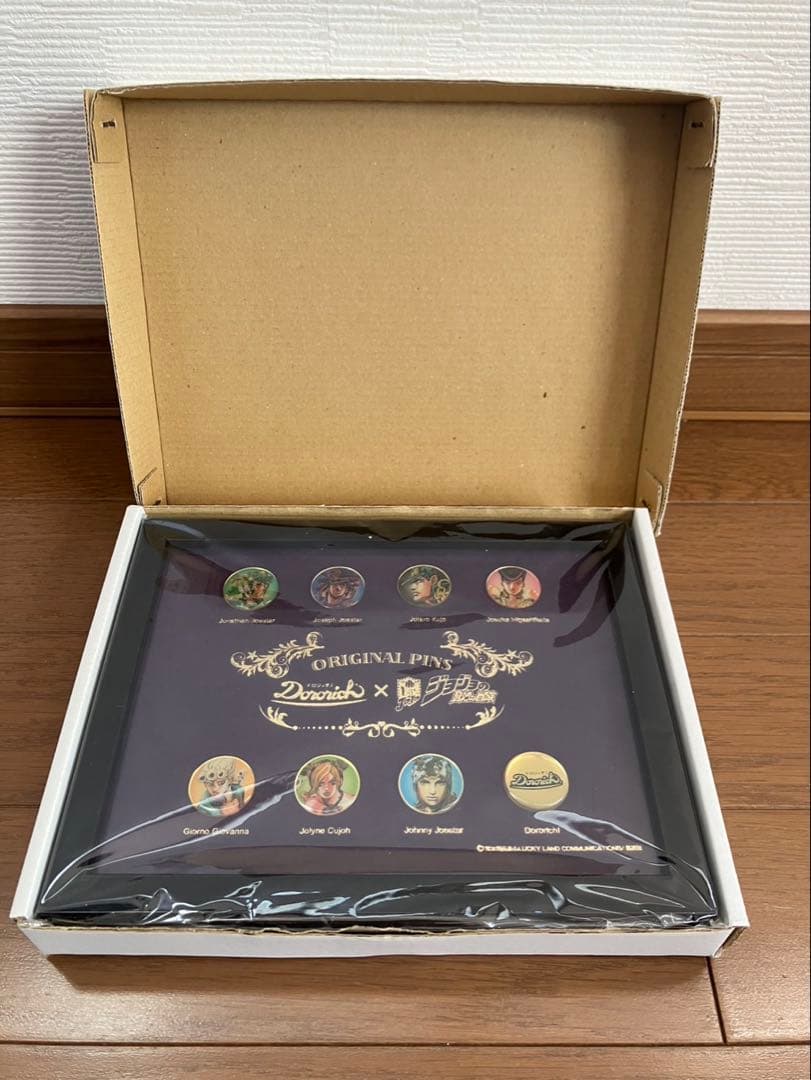 ジョジョの奇妙な冒険 ドロリッチ キャンペーン当選品 オリジナルピンズ