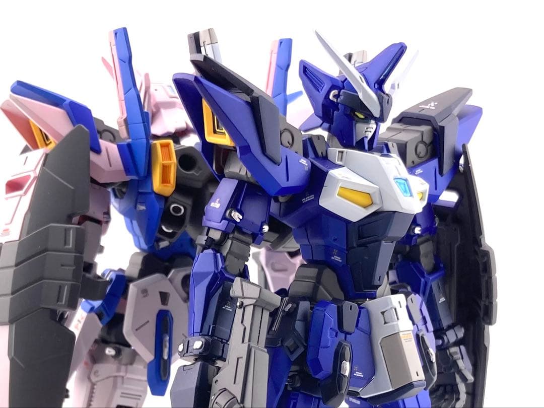 ＨＧ 1/144 ガンダムジェミナス01＆02塗装済完成品セット