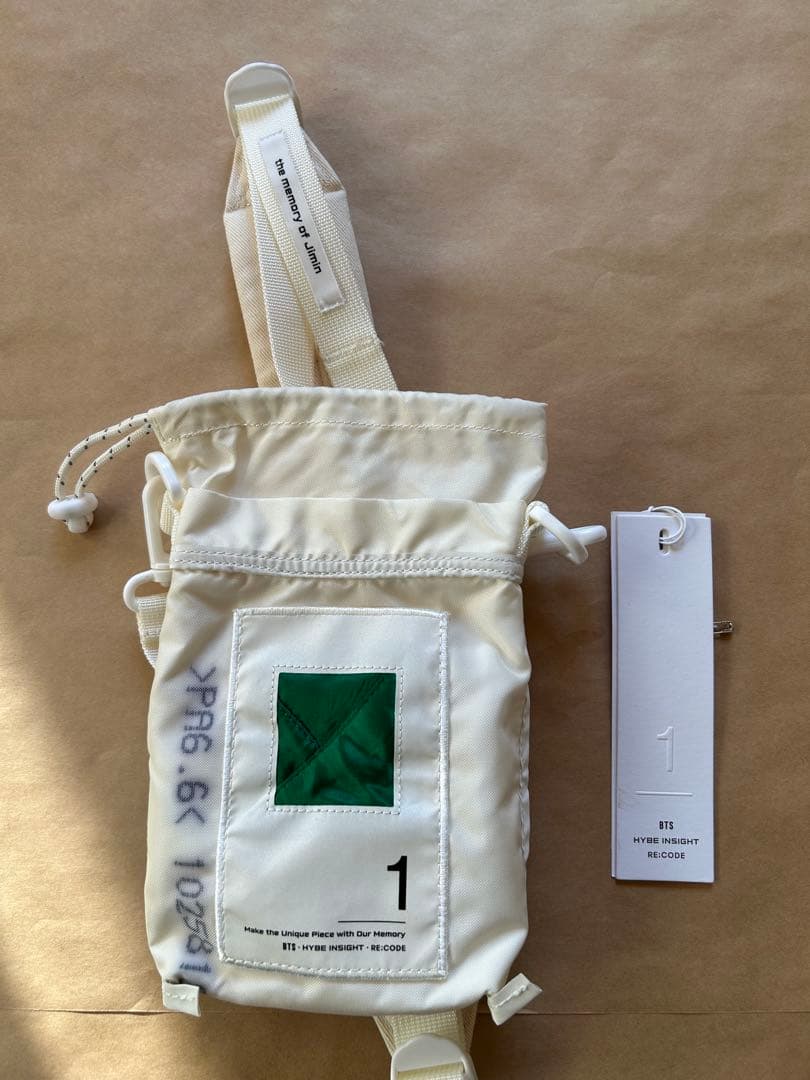 アイドル BTS RECODE UPCYCLED Mini bag JIMIN