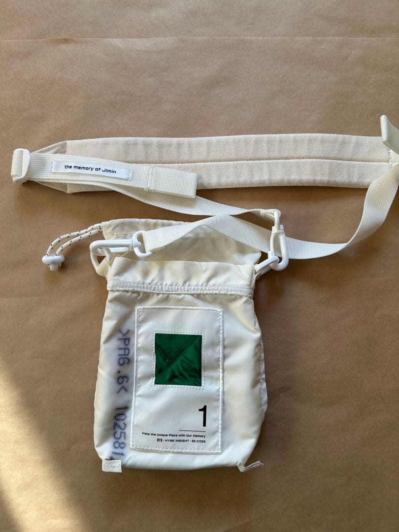 アイドル BTS RECODE UPCYCLED Mini bag JIMIN