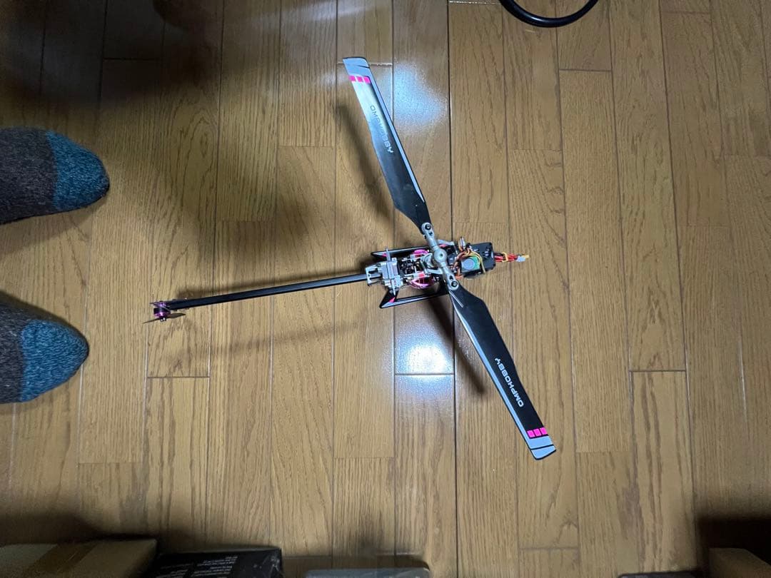 m2です、墜落はしましたけど全て変えました今日は、調整だけ８飛行して快調