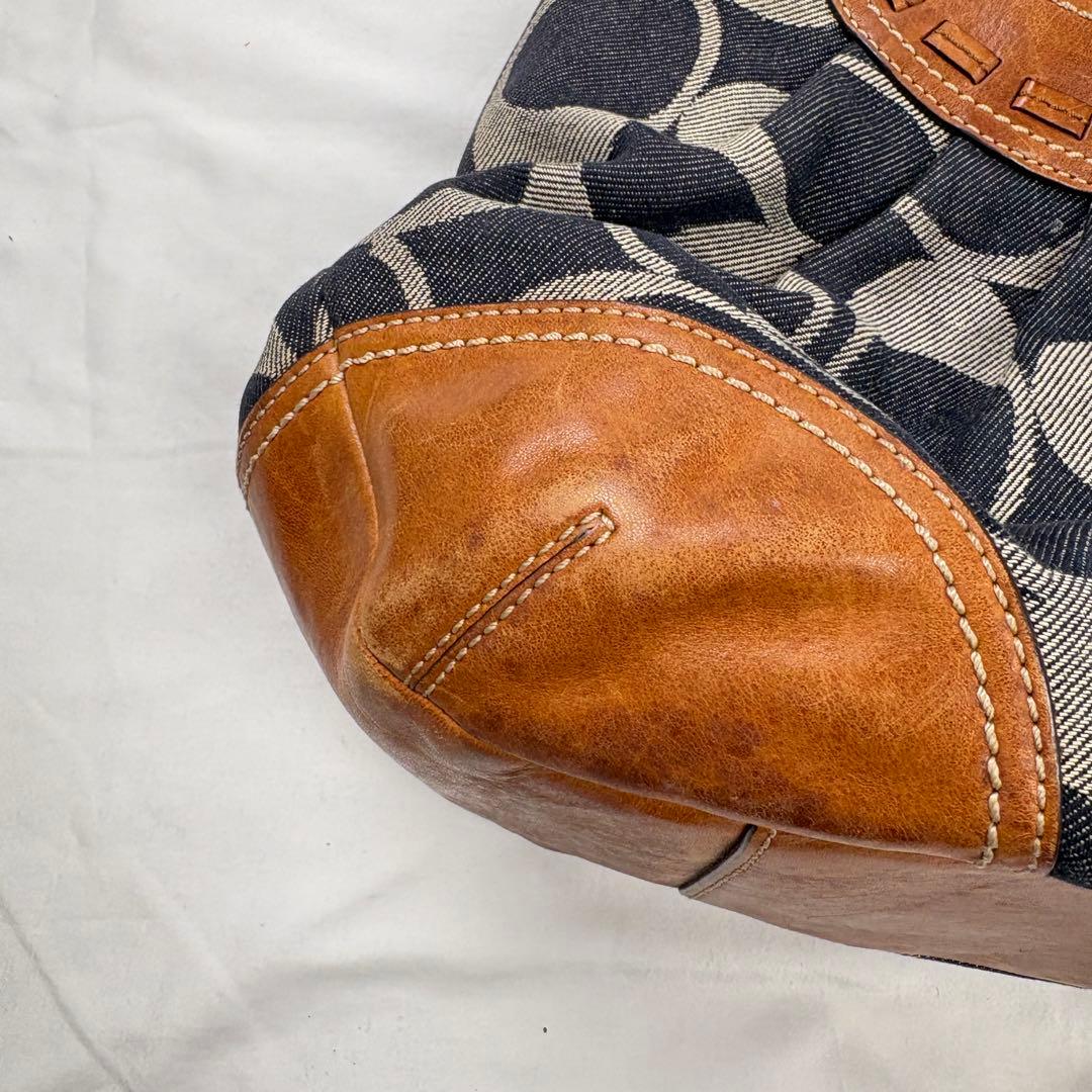 バッグ Coach Ergo Pleated Frame Kiss Rock Bag