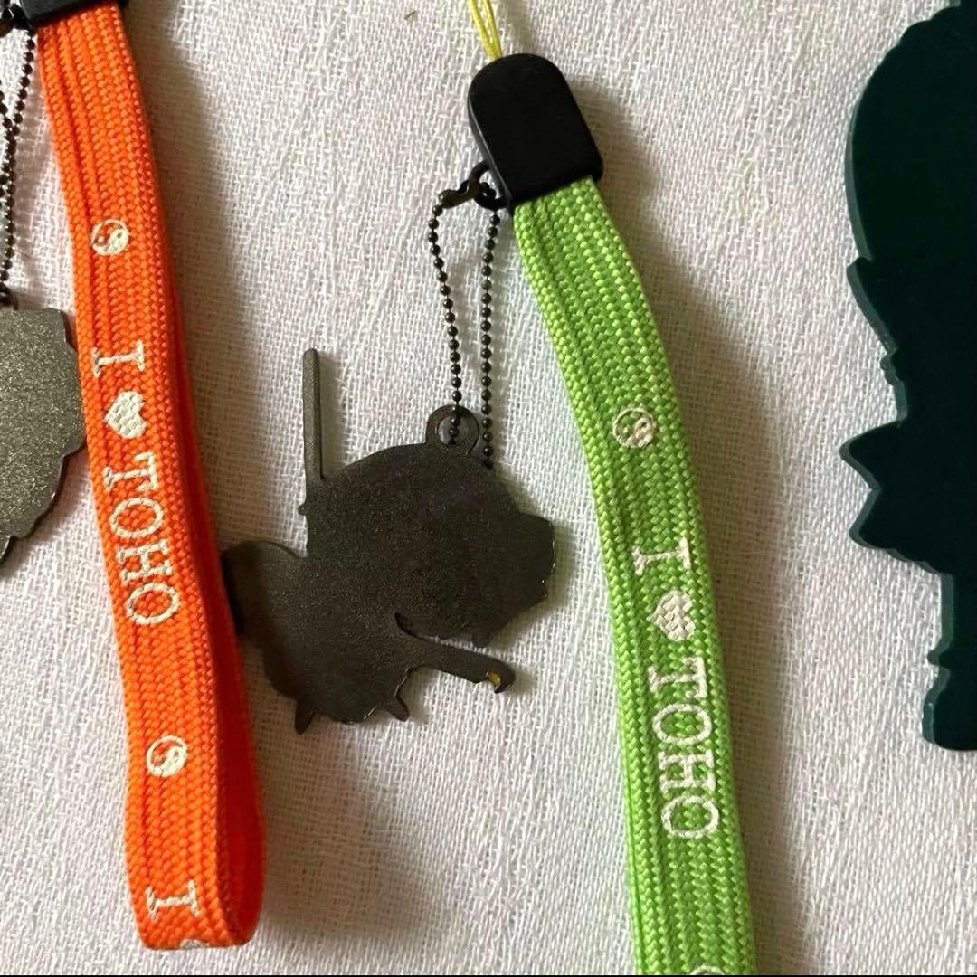 東方Project 鈴仙 咲夜 幽々子 妖夢　ラバーストラップ　コレクション