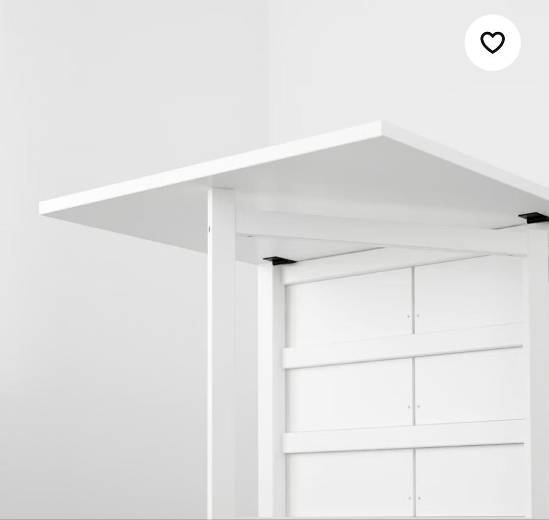 *ICORA* IKEA NORDEN 折り畳みテーブル　ホワイト
