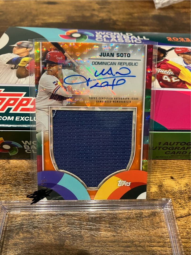 topps WBC フアンソト　レリックオート　JUAN SOTO　25シリアル