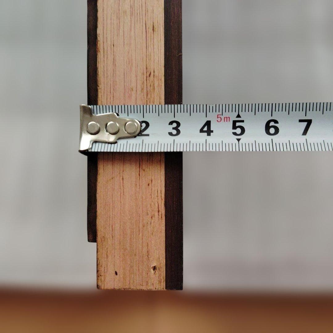 縞黒檀　欄間オープン仕上げ