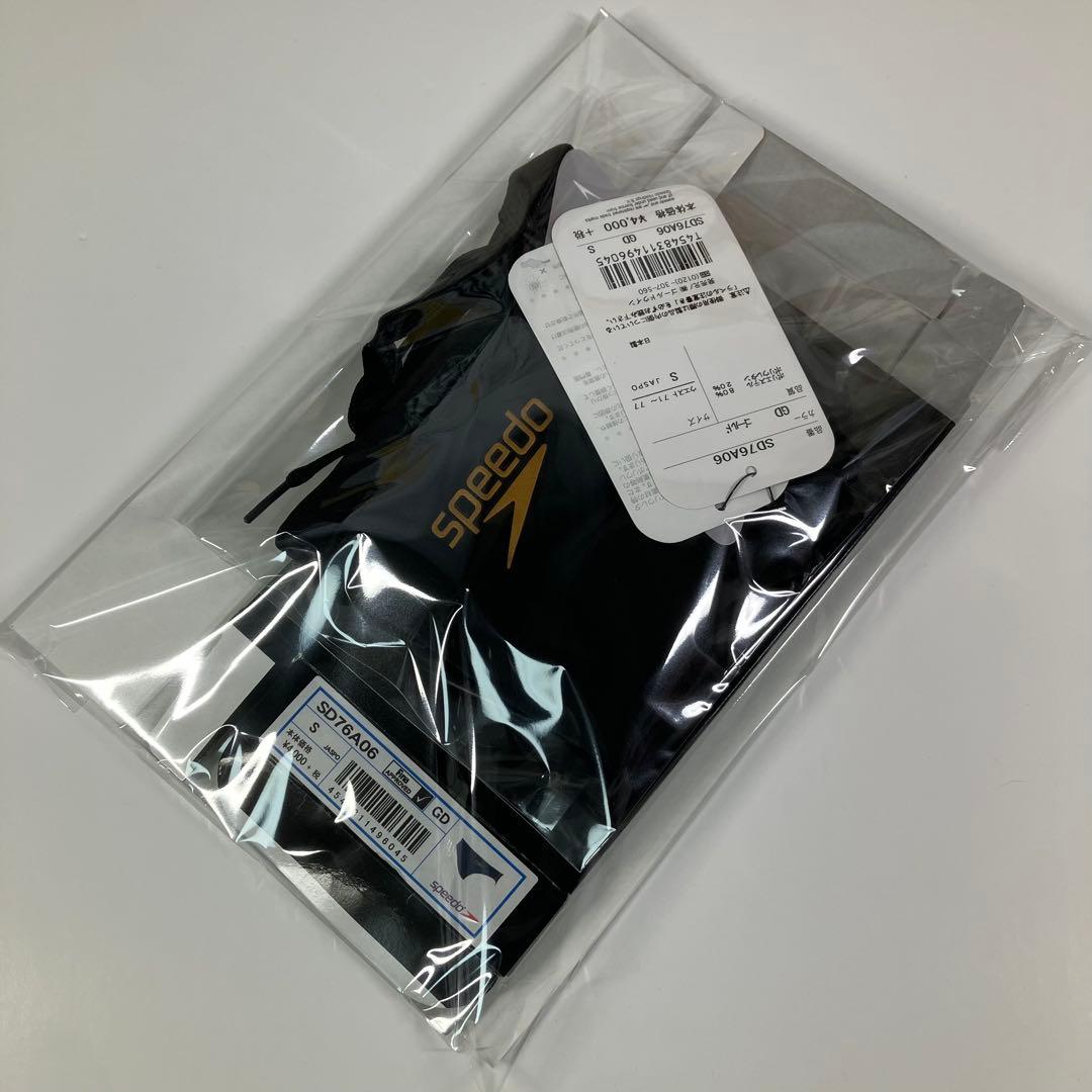 【新品Sサイズ】 speedo/スピード メンズ競泳水着 競パン：GD ゴールド