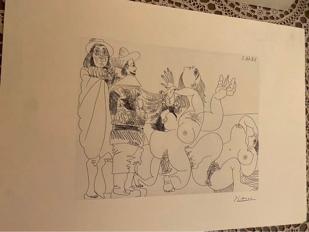 パブロ・ピカソ 20枚セット 額縁 41cm 52cm