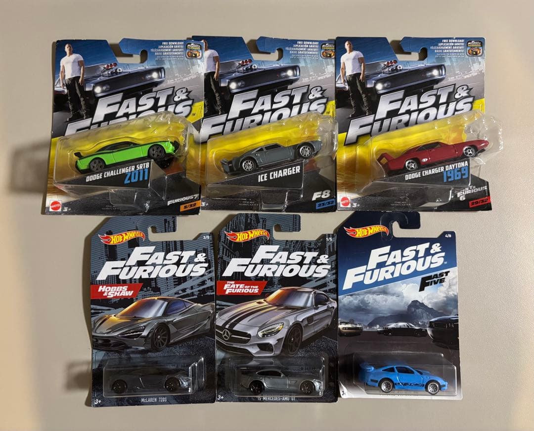 ワイルドスピード　グッズ　ミニカーセット