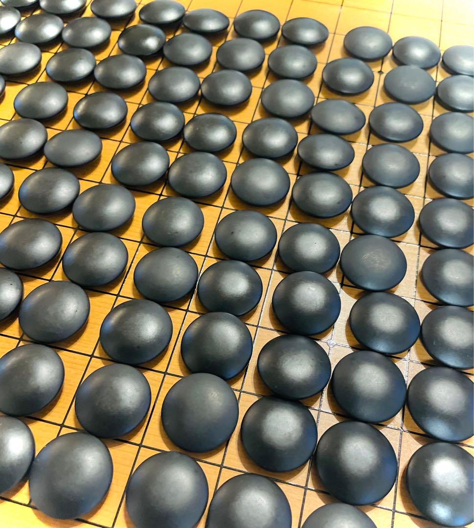 一枚板囲碁盤（へそ付き）碁石セット