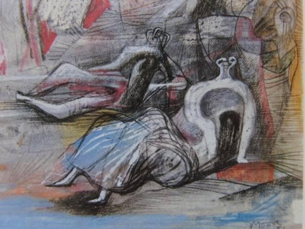 Henry Moore、STUDY、海外版超希少レゾネ、新品額付