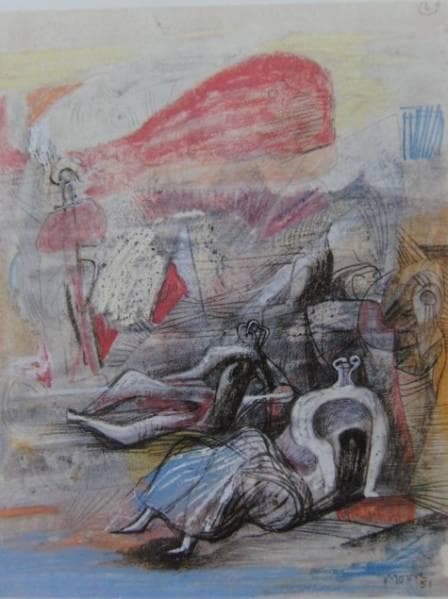 Henry Moore、STUDY、海外版超希少レゾネ、新品額付