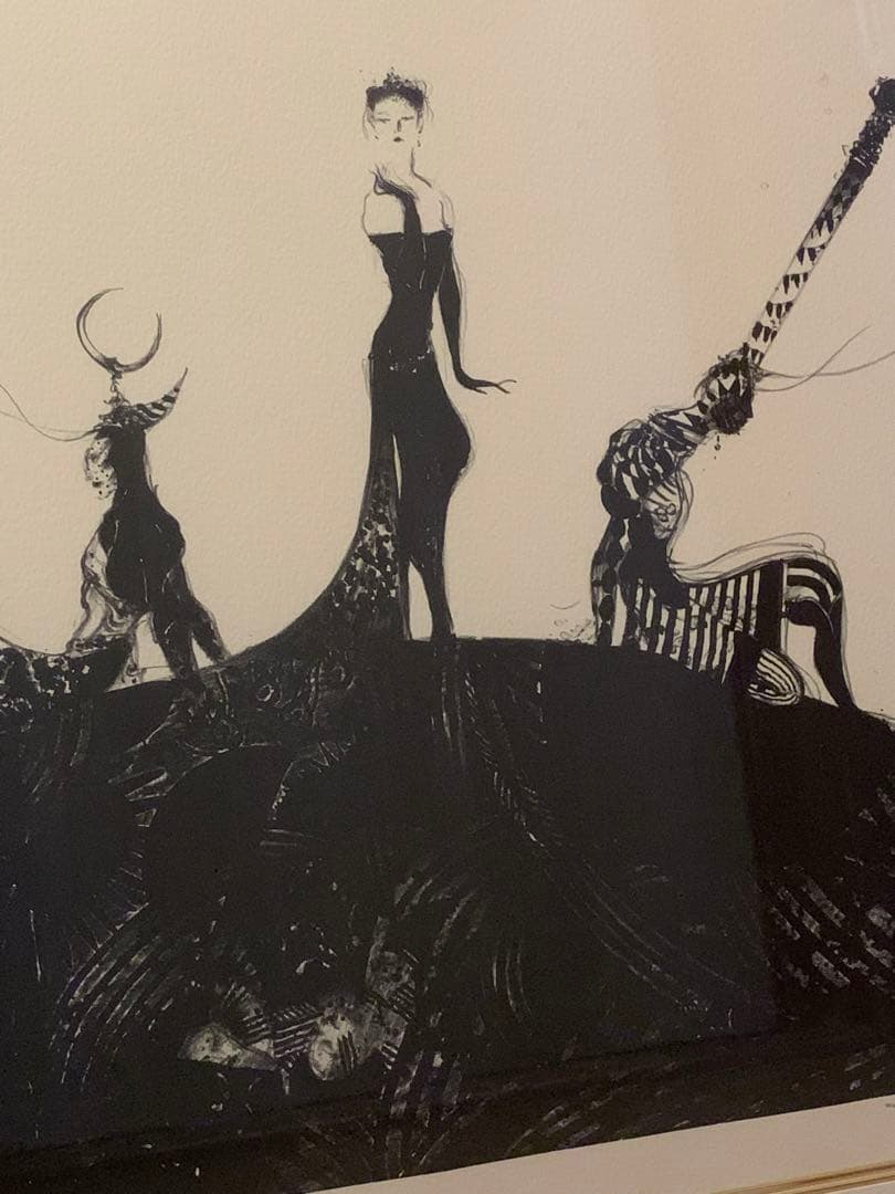 天野喜孝『サロメ』リトグラフ