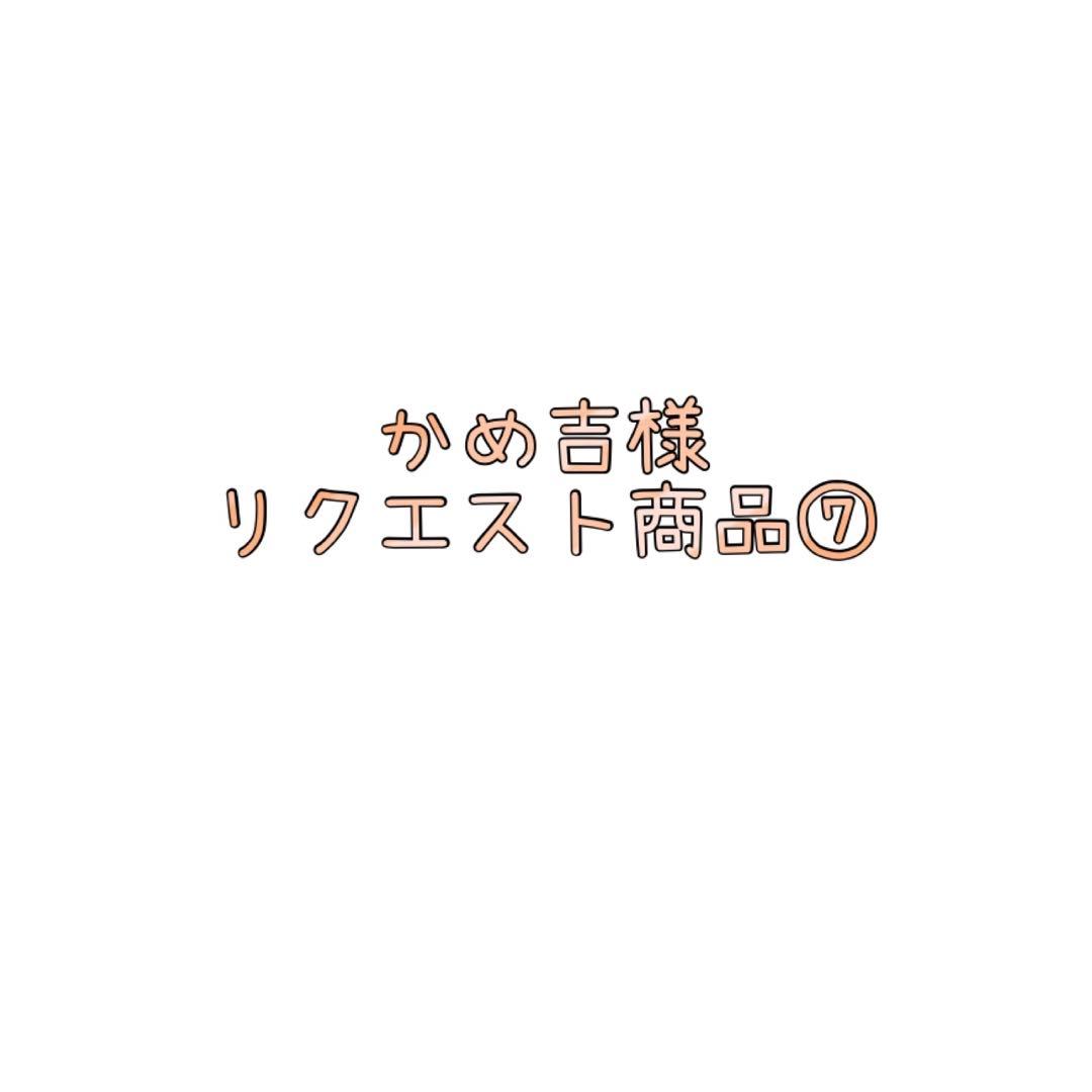 かめ吉様リクエスト商品⑦