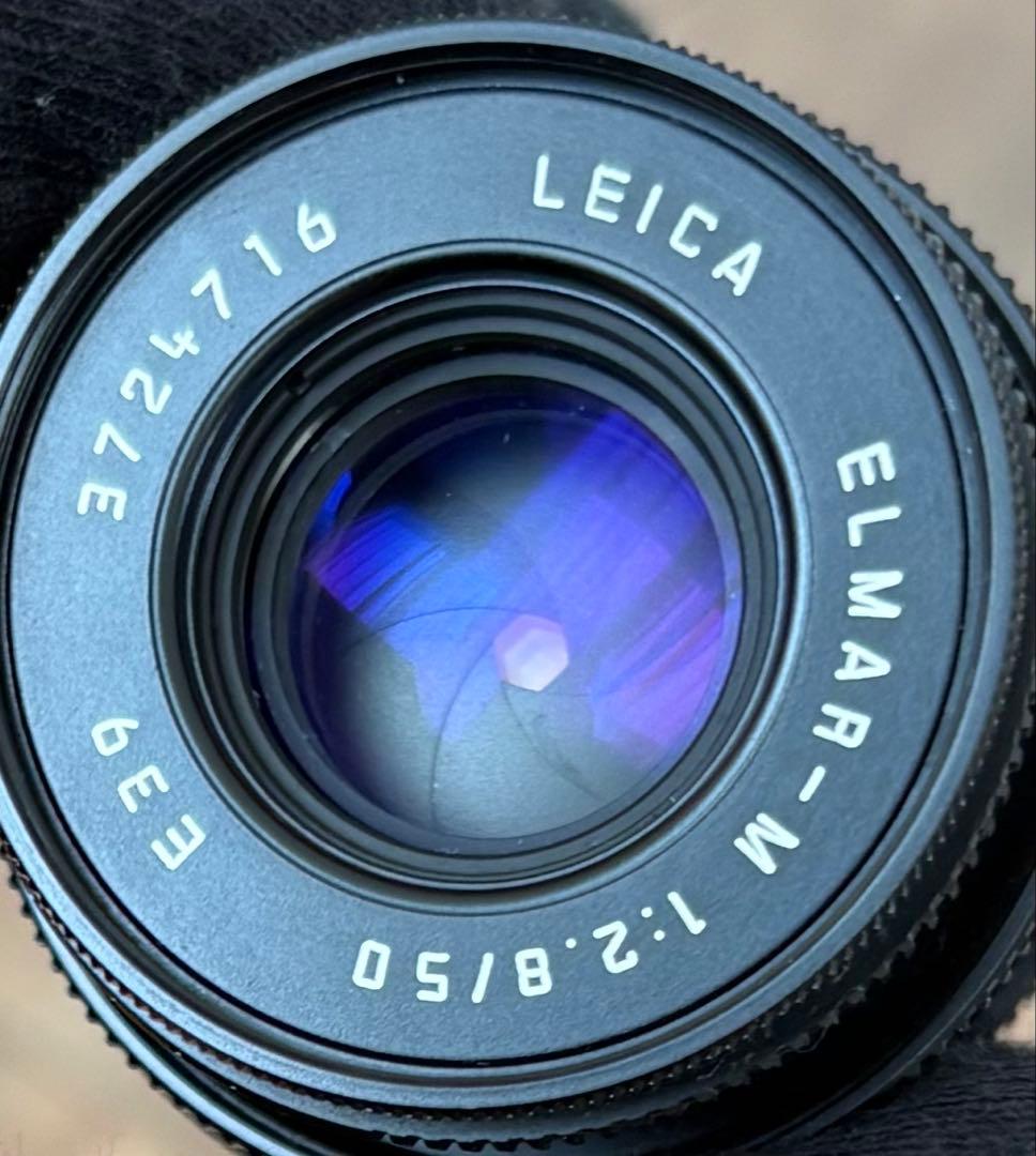 ライカ エルマー 50mm f2.8　ブラック LEICA Elmar-M