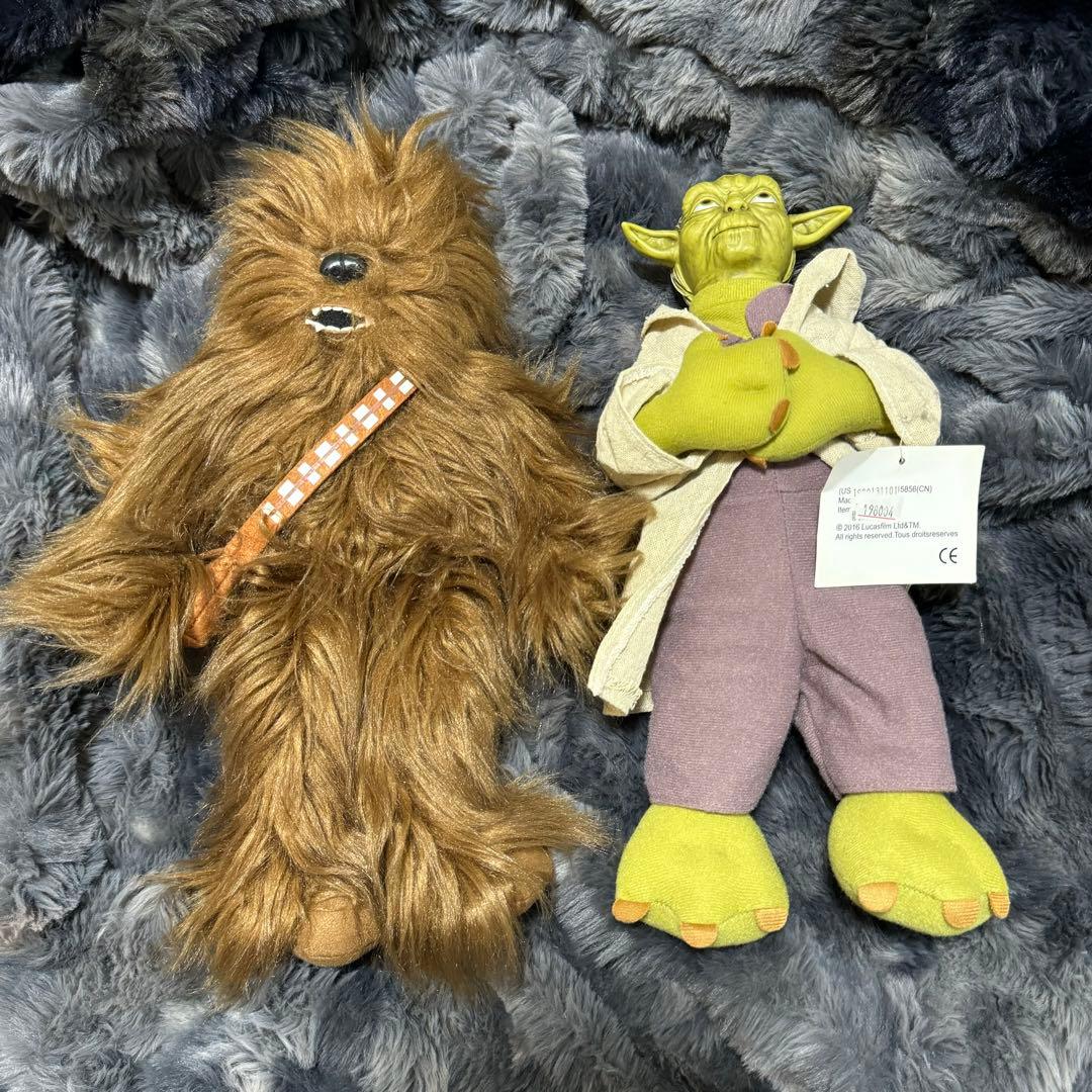 『希少』 STAR WARS ヨーダ チューバッカ ぬいぐるみ セット レア