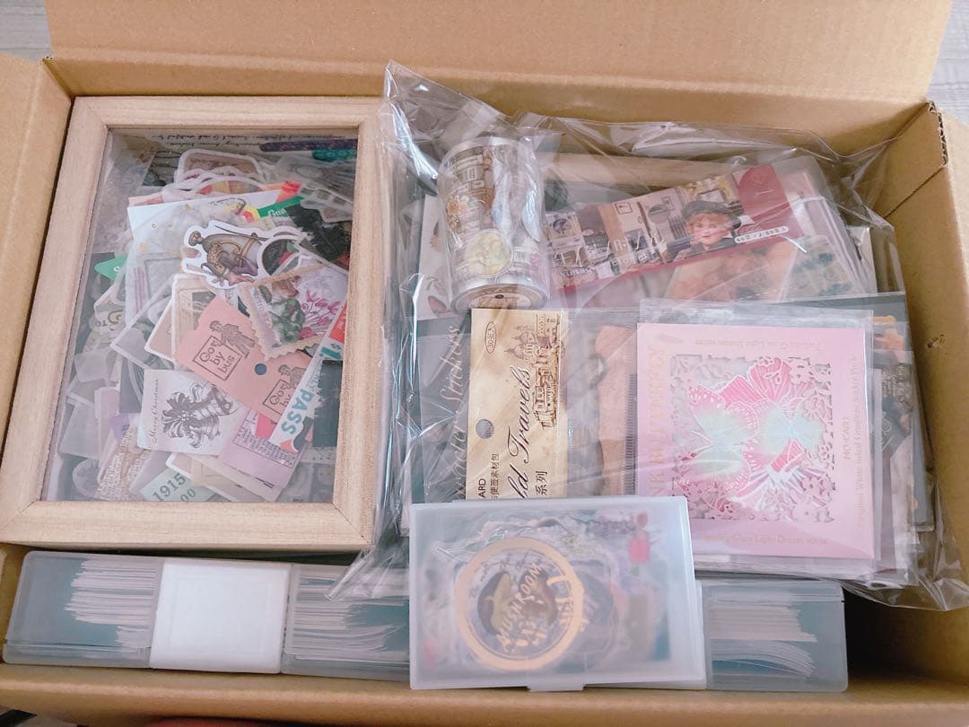【80サイズ】コラージュ素材　紙モノ　デザペ　まとめ売り④