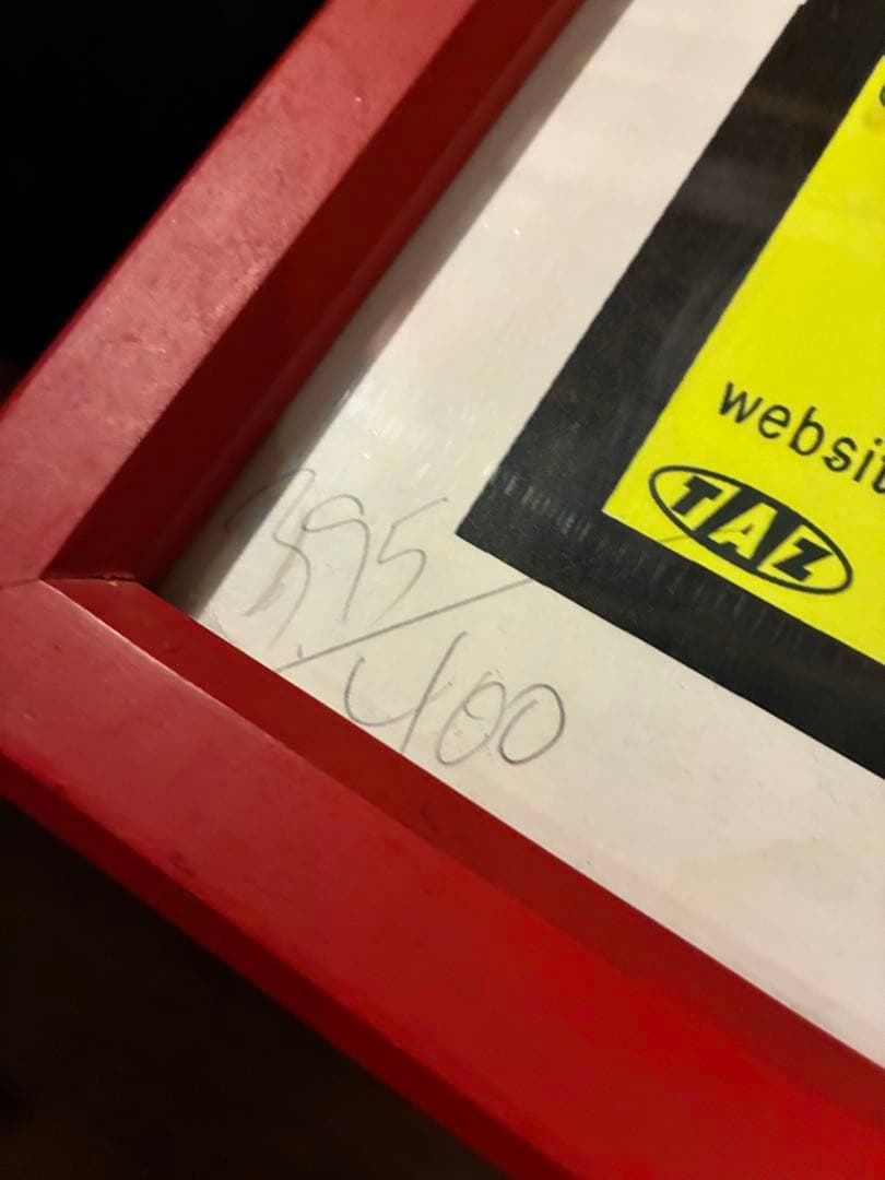 TAZ シルクスクリーンポスター BEASTIE BOYS