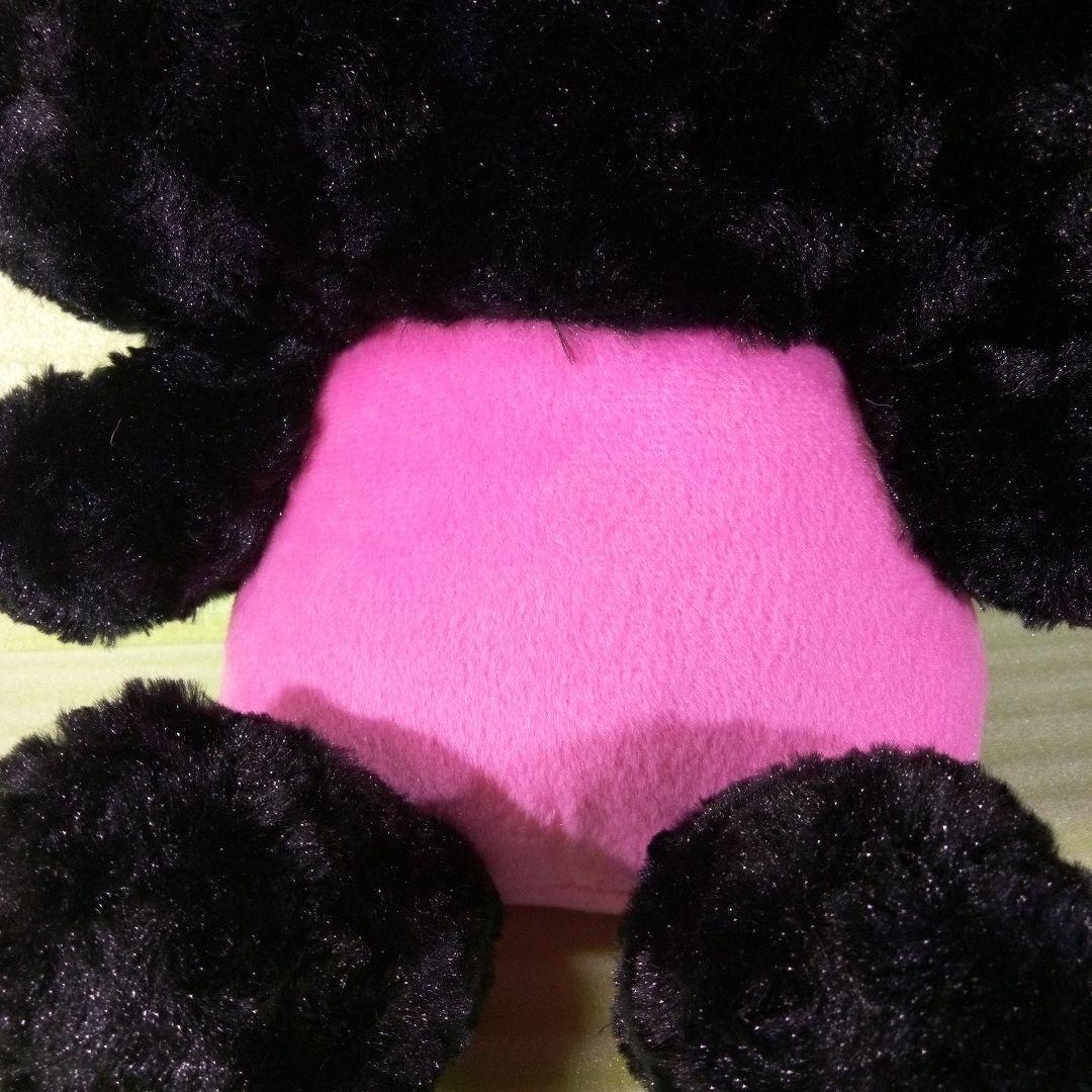 ハローキティ　ぬいぐるみ　EIKOH　エイコー　黒　ブラック　ピンク　レア