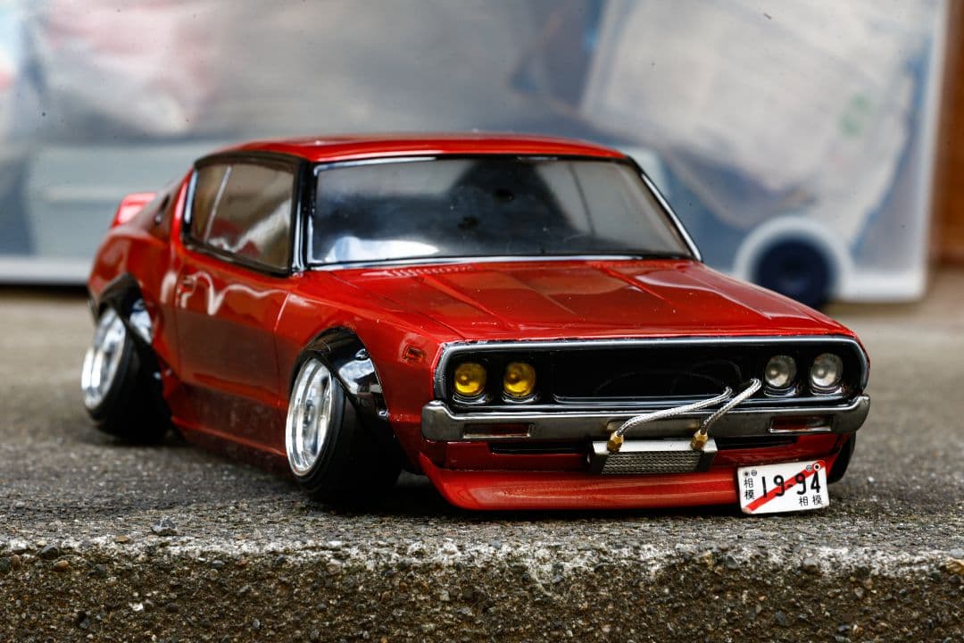 パンドラRC 日産 スカイライン 2000GT-R ケンメリ 塗装済みボディ